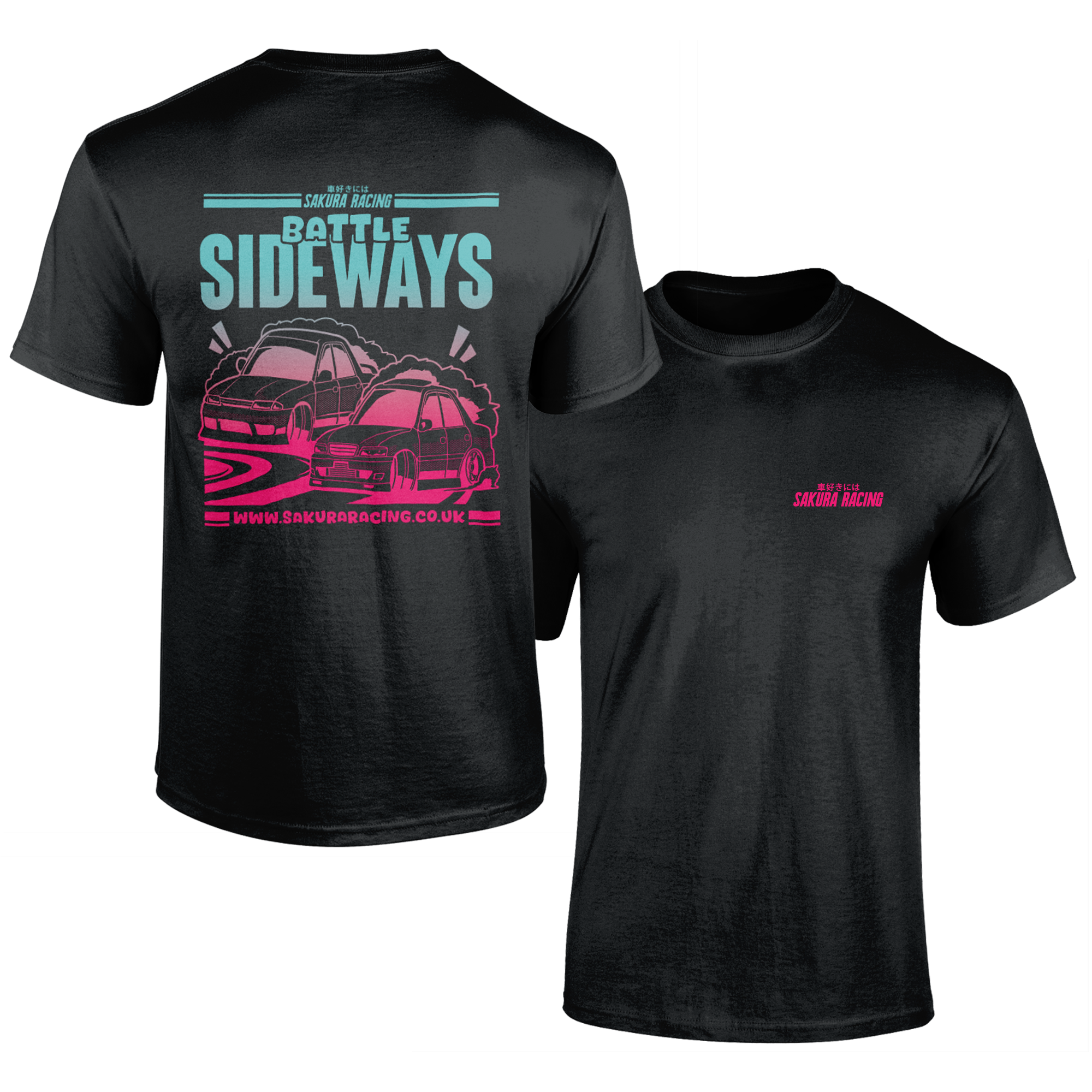 Sakura Racing 'Battle Sideways' T-Shirt - Sakura Racing